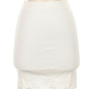 bebe white Slim Pencil Skirt